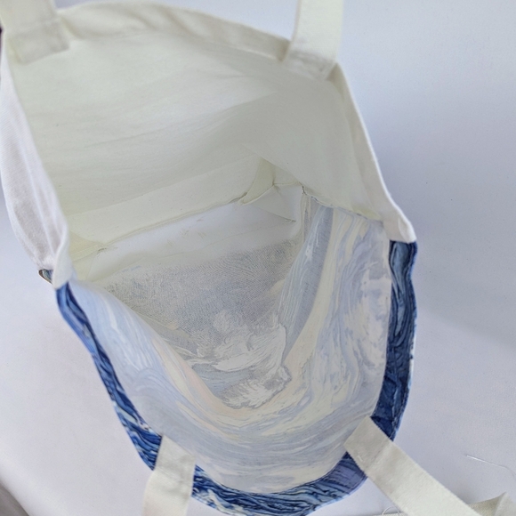 Tote Bag Westie Beach Days By Aja Trier Poly Poplin Multicolor NWT - Picture 7 of 9